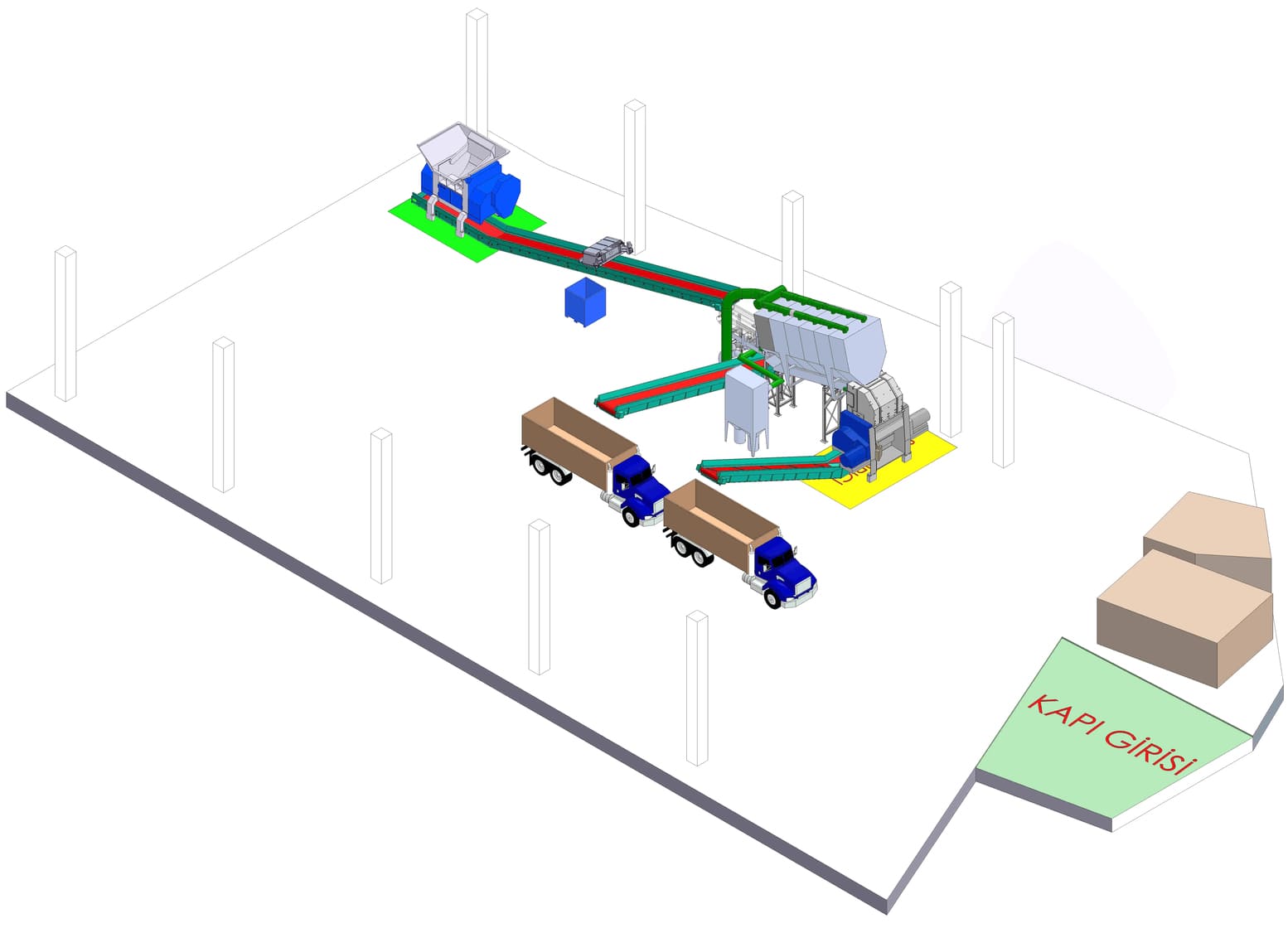 ATY üretim tesisi 3D tasarımı